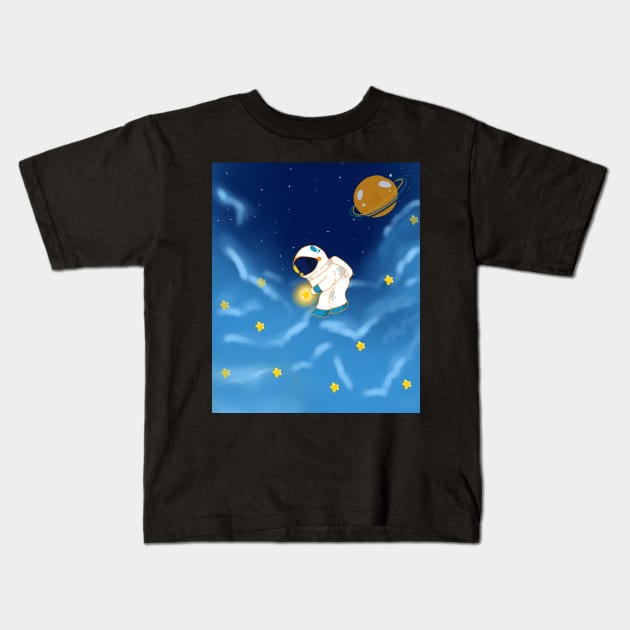 Discrete Space Kids T-Shirt by EdRo19